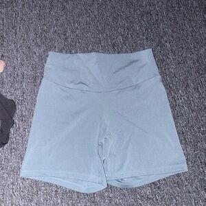 Oysho Blue Biker Shorts